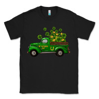 Black st patricks truck shamrock horseshoe gold Classic Tee - RanaPortraitStore
