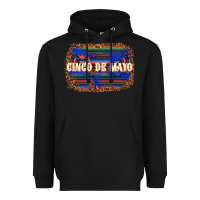 Black Cinco de Mayo Heavyweight Hoodie - texasbilliewilder