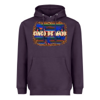Plum Cinco de Mayo Heavyweight Hoodie - texasbilliewilder