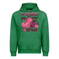 Emerald In october we wear pink Urban Hoodie - NancyCooperArtShop