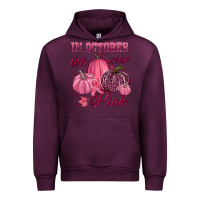 Mauve Wine In october we wear pink Urban Hoodie - NancyCooperArtShop