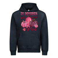 Navy In october we wear pink Urban Hoodie - NancyCooperArtShop