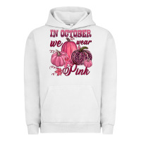 Pigment Lunar Rock In october we wear pink Urban Hoodie - NancyCooperArtShop