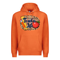 Carrot teacher life background 3200x2400 Premium Hoodie - AdoDesignShop