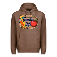 Chestnut teacher life background 3200x2400 Premium Hoodie - AdoDesignShop