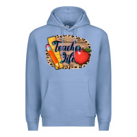 Colony Blue teacher life background 3200x2400 Premium Hoodie - AdoDesignShop