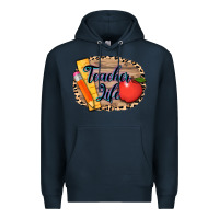 Navy teacher life background 3200x2400 Premium Hoodie - AdoDesignShop
