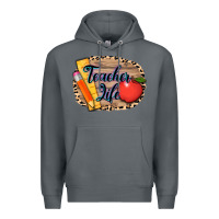 Rock teacher life background 3200x2400 Premium Hoodie - AdoDesignShop