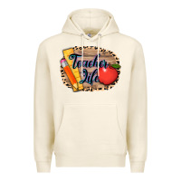 Tofu teacher life background 3200x2400 Premium Hoodie - AdoDesignShop