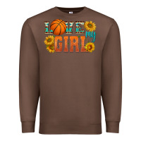 Chestnut love my girl basketball Premium Sweatshirt - HRA Design Shop