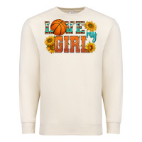 Sandshell love my girl basketball Premium Sweatshirt - HRA Design Shop