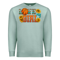 Seafoam love my girl basketball Premium Sweatshirt - HRA Design Shop