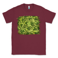 Burgundy st patricks day shamrock leopard background Classic Tee - RanaPortraitStore