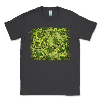 Smoke st patricks day shamrock leopard background Classic Tee - RanaPortraitStore
