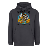 Smoke dead inside but caffeinated Heavyweight Hoodie - Zillion Design Studio