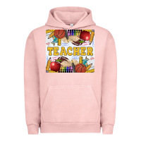 Pigment Salmon Teacher Equipment Urban Hoodie - LillyAllenDesigns