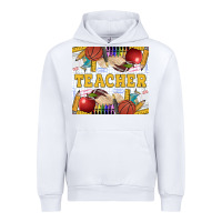 White Teacher Equipment Urban Hoodie - LillyAllenDesigns
