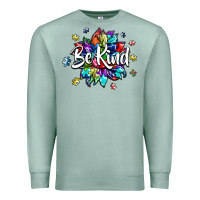 Seafoam be kind2 Premium Sweatshirt - SublimationCraftShop