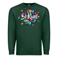 Sports Green be kind2 Premium Sweatshirt - SublimationCraftShop