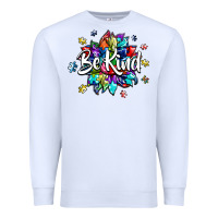 White be kind2 Premium Sweatshirt - SublimationCraftShop