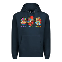 Navy teach love inspire Premium Hoodie - AdoDesignShop