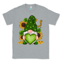 Heather Grey st patricks day shamrock sunflowers gnomes Classic Tee - RanaPortraitStore