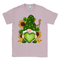 Lilac st patricks day shamrock sunflowers gnomes Classic Tee - RanaPortraitStore