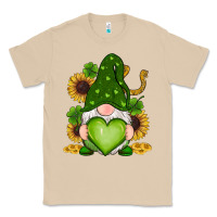 Mushroom st patricks day shamrock sunflowers gnomes Classic Tee - RanaPortraitStore