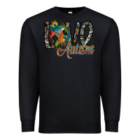Black love autism Premium Sweatshirt - SublimationCraftShop