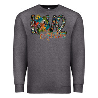 Charcoal Heather love autism Premium Sweatshirt - SublimationCraftShop