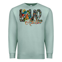 Seafoam love autism Premium Sweatshirt - SublimationCraftShop