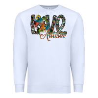 White love autism Premium Sweatshirt - SublimationCraftShop