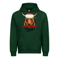 Forest Green you serious clark highland cow Urban Hoodie - Jasminsmagicworld