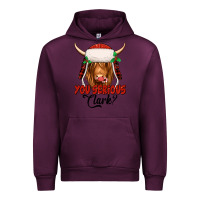 Mauve Wine you serious clark highland cow Urban Hoodie - Jasminsmagicworld