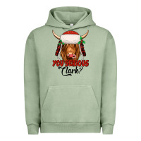 Pigment Oil Green you serious clark highland cow Urban Hoodie - Jasminsmagicworld