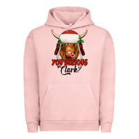 Pigment Salmon you serious clark highland cow Urban Hoodie - Jasminsmagicworld