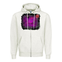 Oatmeal Heather Halloween background Zipper Hoodie - RanaPortraitStore
