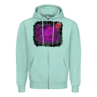 Seafoam Halloween background Zipper Hoodie - RanaPortraitStore