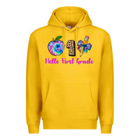 Lemon hello first grade tie dye 3200x2400 Premium Hoodie - AdoDesignShop
