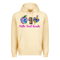 Pina Colada hello first grade tie dye 3200x2400 Premium Hoodie - AdoDesignShop
