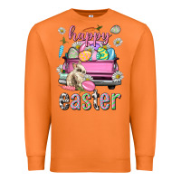 Carrot Bunny Happy Easter truck Easter Day Premium Sweatshirt - Neo Western