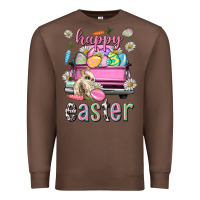 Chestnut Bunny Happy Easter truck Easter Day Premium Sweatshirt - Neo Western
