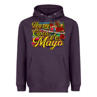 Plum Happy Cinco de Mayo Heavyweight Hoodie - texasbilliewilder