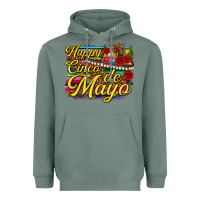 Sage Happy Cinco de Mayo Heavyweight Hoodie - texasbilliewilder