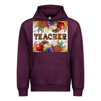 Mauve Wine Western Teacher Urban Hoodie - LillyAllenDesigns