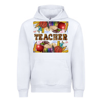 White Western Teacher Urban Hoodie - LillyAllenDesigns