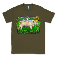 Army Green thick thighs lucky vibes charolais bull Classic Tee - RanaPortraitStore