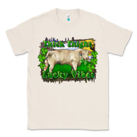 Natural thick thighs lucky vibes charolais bull Classic Tee - RanaPortraitStore