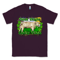 Plum thick thighs lucky vibes charolais bull Classic Tee - RanaPortraitStore