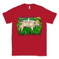 Red thick thighs lucky vibes charolais bull Classic Tee - RanaPortraitStore